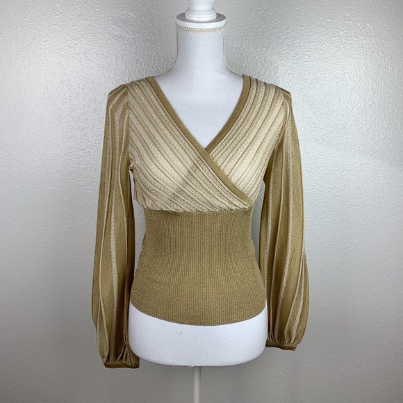 Missoni Sweaters - Missoni Metallic V-Neck Sweater